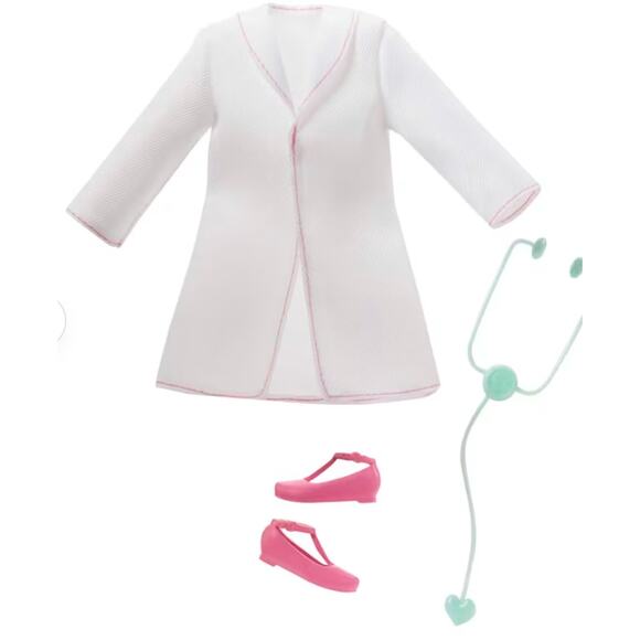 Barbie Bundle of 1 Livestock Vet lamb Playset Blonde 1 Doctor Curvy Brunette NWT - Picture 5 of 8